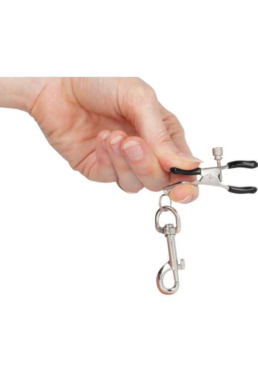 Μεταλλικοί σφιγκτήρες θηλών σε ασημί χρώμα