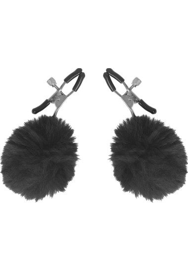 Μεταλλικοί σφιγκτήρες θηλών σε μαύρο χρώμα