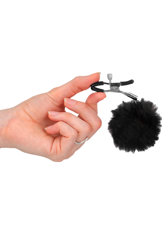 Μεταλλικοί σφιγκτήρες θηλών σε μαύρο χρώμα