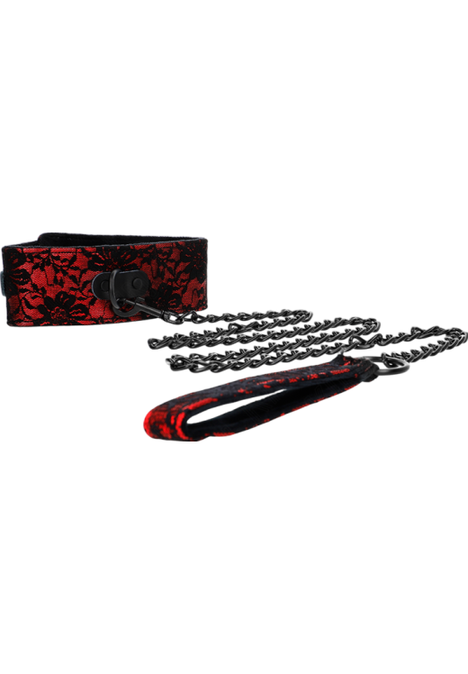 Κολάρο από δερματίνη σε κόκκινο χρώμα