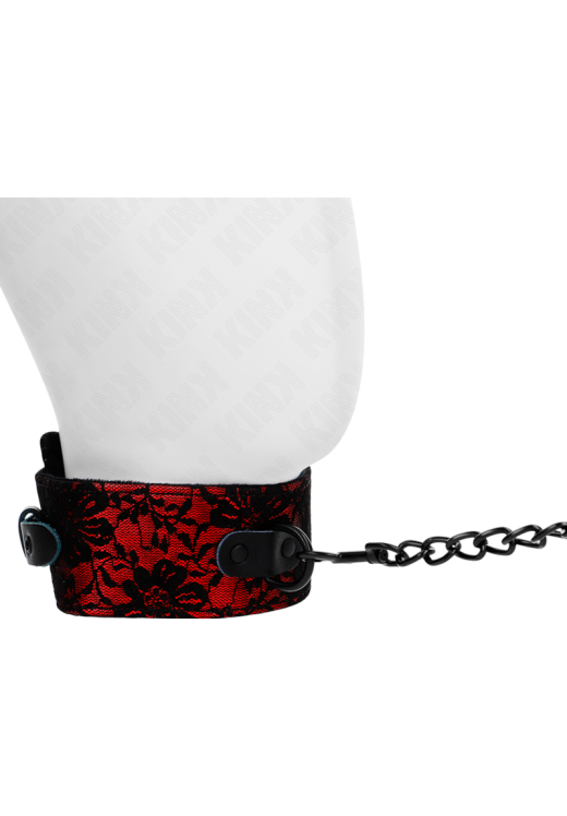 Κολάρο από δερματίνη σε κόκκινο χρώμα