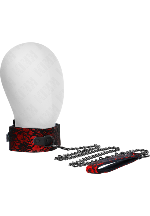 Κολάρο από δερματίνη σε κόκκινο χρώμα