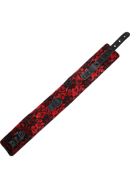 Κολάρο από δερματίνη σε κόκκινο χρώμα