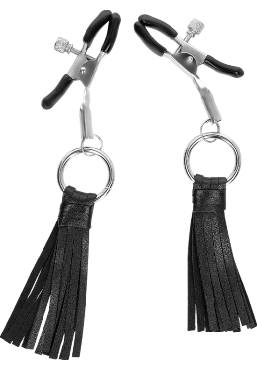 Μεταλλικοί σφιγκτήρες θηλών σε μαύρο χρώμα