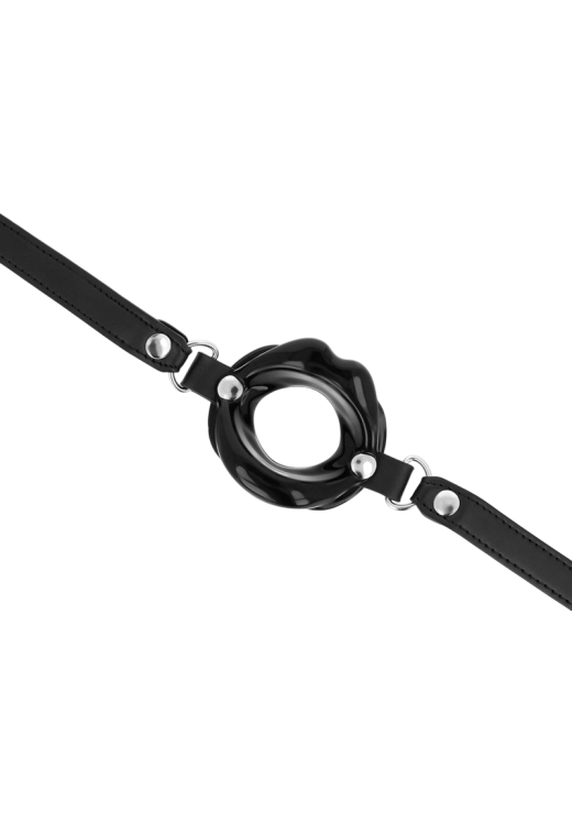 Φίμωτρο από δερματίνη σε μαύρο χρώμα, μήκους 63 εκ.