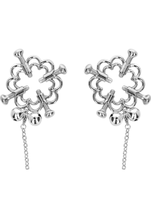 Μεταλλικοί σφιγκτήρες θηλών σε μαύρο χρώμα