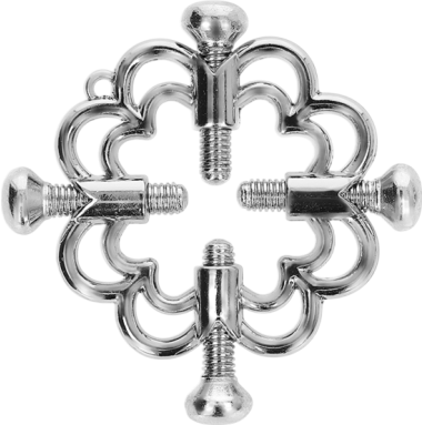 Μεταλλικοί σφιγκτήρες θηλών σε μαύρο χρώμα