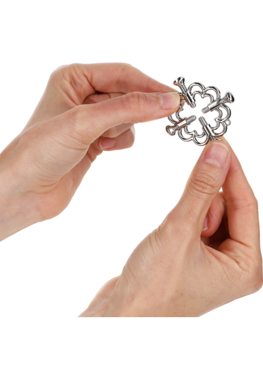 Μεταλλικοί σφιγκτήρες θηλών σε μαύρο χρώμα