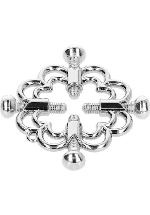 Μεταλλικοί σφιγκτήρες θηλών σε μαύρο χρώμα