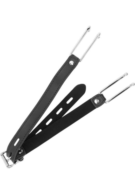 Φίμωτρο από δερματίνη σε μαύρο χρώμα, μήκους 62 εκ.