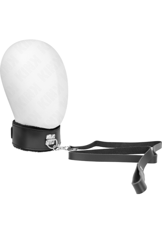 Κολάρο από δερματίνη σε μαύρο χρώμα