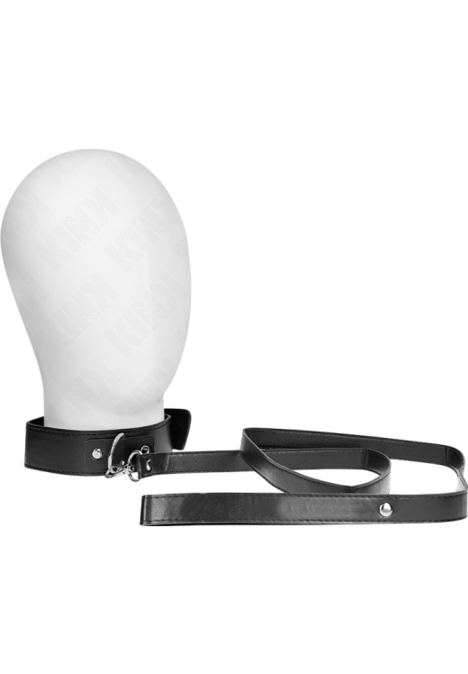 Κολάρο από δερματίνη σε μαύρο χρώμα