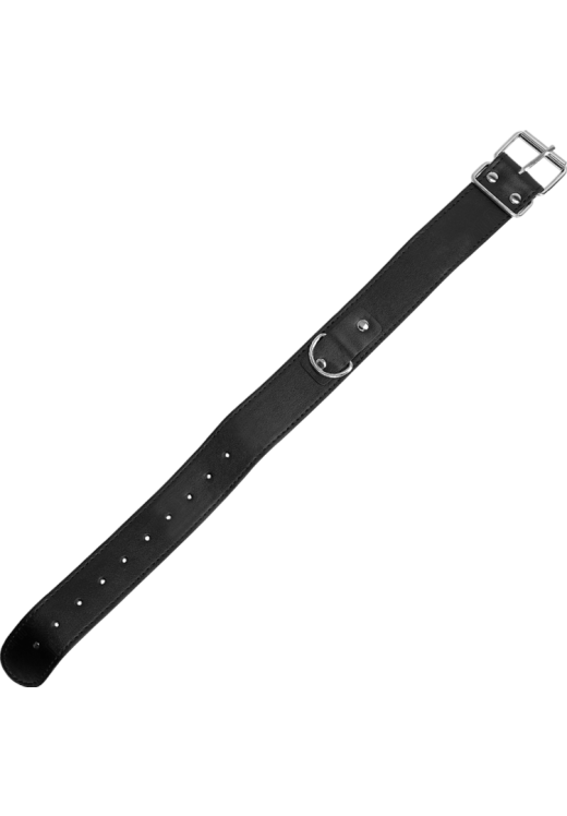 Κολάρο από δερματίνη σε μαύρο χρώμα