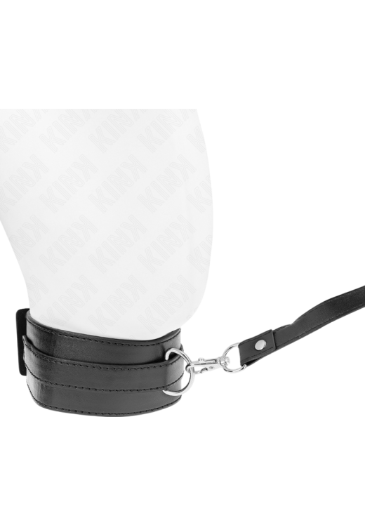 Κολάρο από δερματίνη σε μαύρο χρώμα