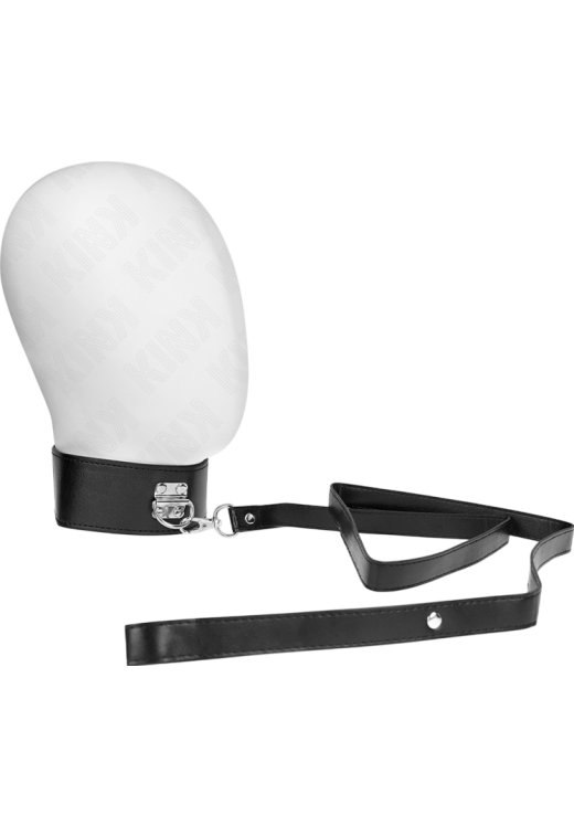 Κολάρο από δερματίνη σε μαύρο χρώμα