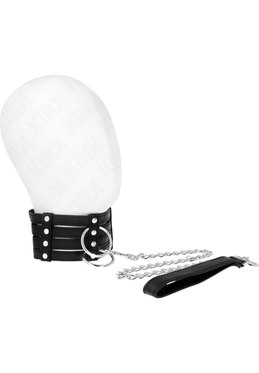 Κολάρο από δερματίνη σε μαύρο χρώμα