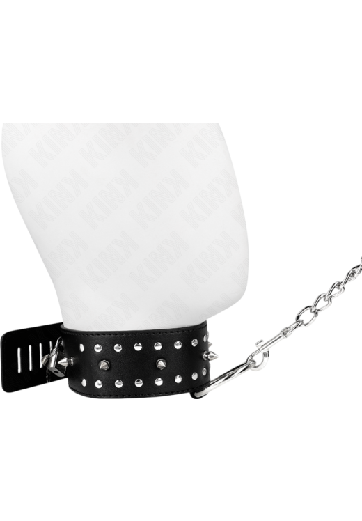 Κολάρο από δερματίνη σε μαύρο χρώμα