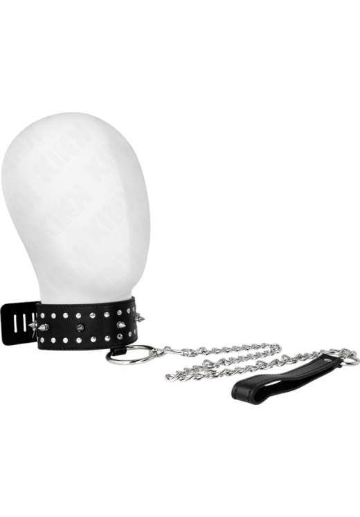 Κολάρο από δερματίνη σε μαύρο χρώμα