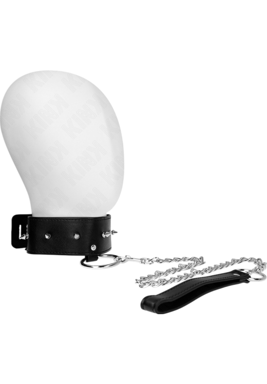 Κολάρο από δερματίνη σε μαύρο χρώμα