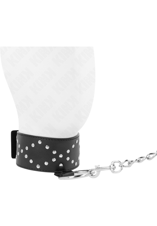 Κολάρο από δερματίνη σε μαύρο χρώμα