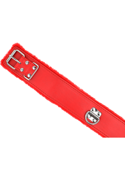 Κολάρο από δερματίνη σε κόκκινο χρώμα