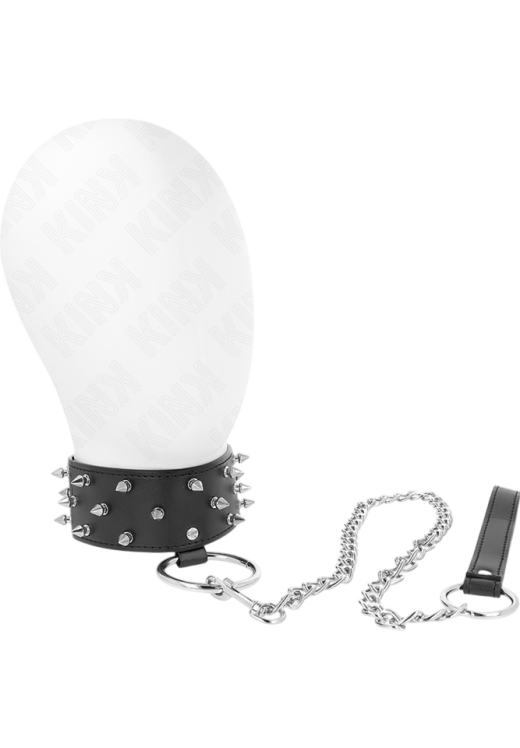 Κολάρο από δερματίνη σε μαύρο χρώμα