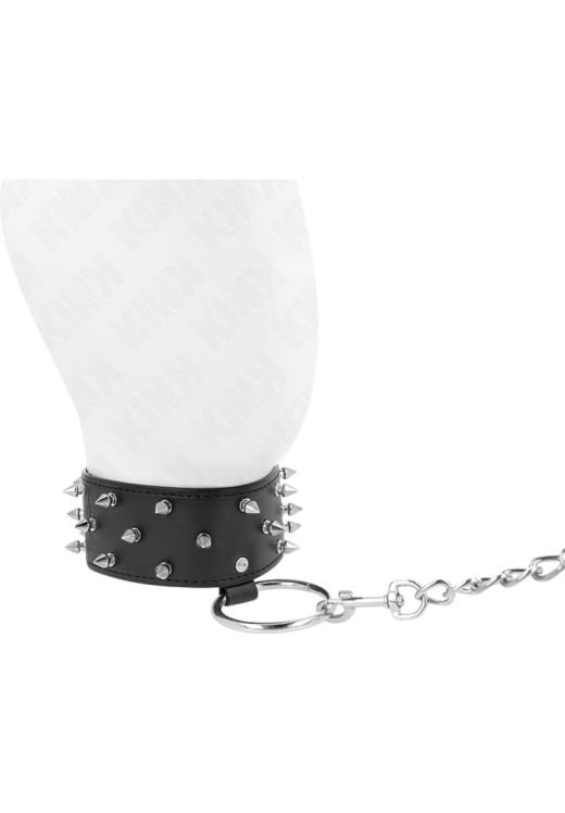 Κολάρο από δερματίνη σε μαύρο χρώμα