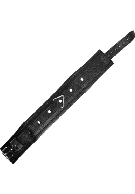 Κολάρο από δερματίνη σε μαύρο χρώμα