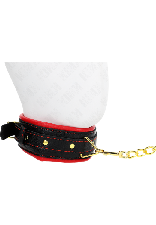 Κολάρο από δερματίνη σε μαύρο χρώμα