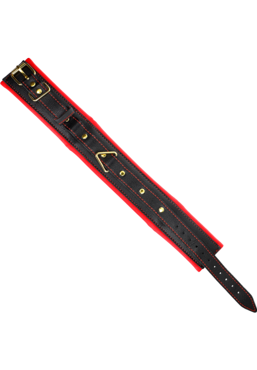 Κολάρο από δερματίνη σε μαύρο χρώμα