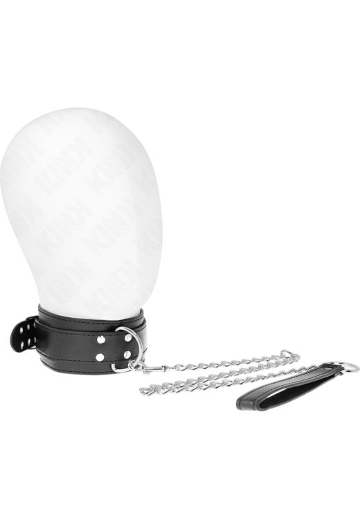 Κολάρο από δερματίνη σε μαύρο χρώμα