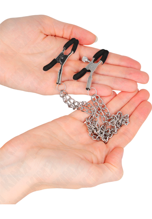 Μεταλλικοί σφιγκτήρες θηλών σε ασημί χρώμα