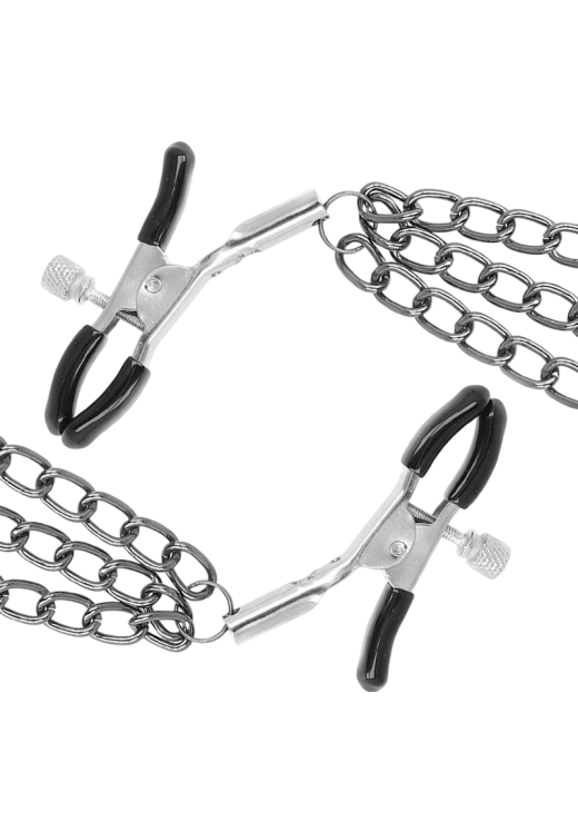 Μεταλλικοί σφιγκτήρες θηλών σε ασημί χρώμα