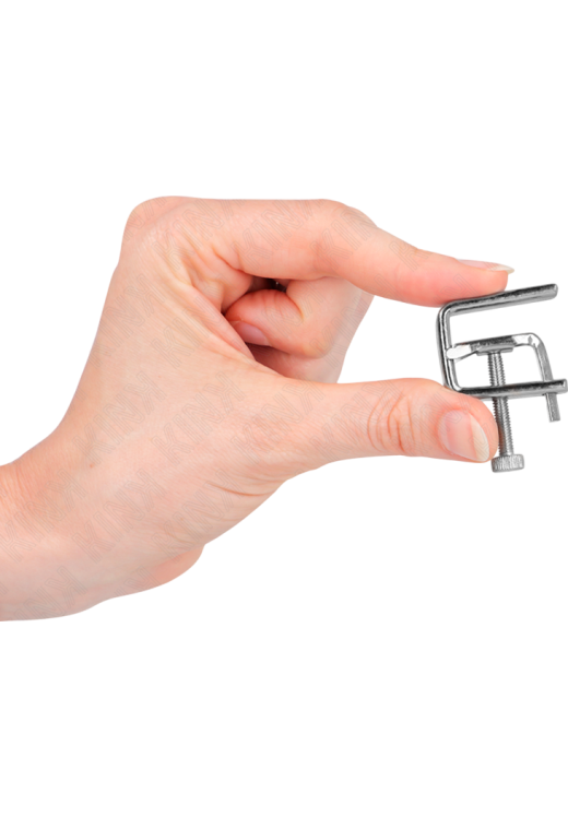 Μεταλλικοί σφιγκτήρες θηλών σε ασημί χρώμα