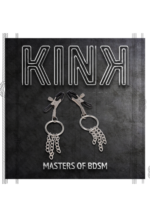 Μεταλλικοί σφιγκτήρες θηλών σε ασημί χρώμα