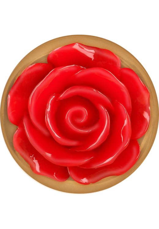 Σφήνα με κόσμημα από ατσάλι σε χρυσαφί χρώμα, μήκους 8,9 εκ. και μέγιστης διαμέτρου 3,4 εκ.