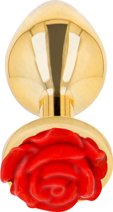 Σφήνα με κόσμημα από ατσάλι σε χρυσαφί χρώμα, μήκους 10,2 εκ. και μέγιστης διαμέτρου 3,8 εκ.