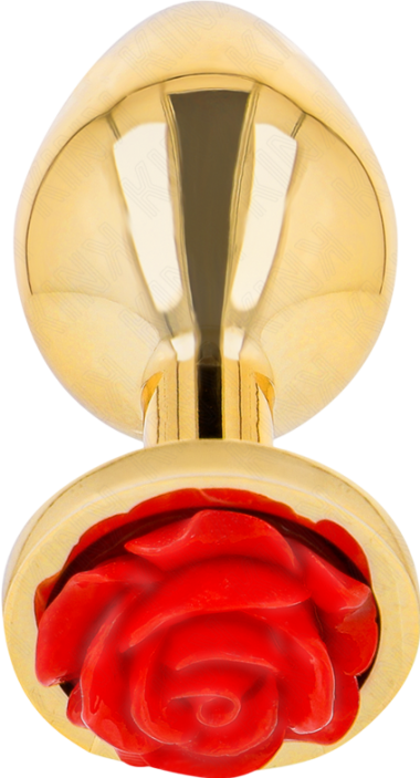 Σφήνα με κόσμημα από ατσάλι σε χρυσαφί χρώμα, μήκους 8,9 εκ. και μέγιστης διαμέτρου 3,4 εκ.