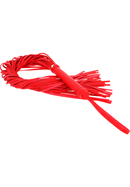 Μαστίγιο από pvc σε κόκκινο χρώμα, μήκους 70 εκ.