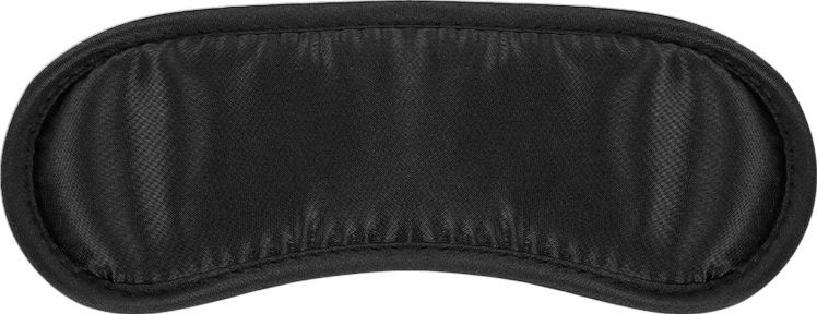 Γυαλιστερή κλειστή μάσκα σε μαύρο χρώμα, μήκους 19 εκ.