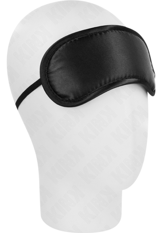 Γυαλιστερή κλειστή μάσκα σε μαύρο χρώμα, μήκους 19 εκ.