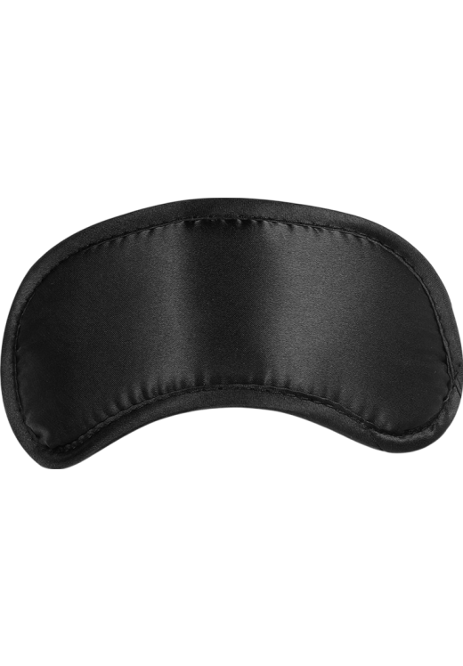 Γυαλιστερή κλειστή μάσκα σε μαύρο χρώμα, μήκους 19 εκ.