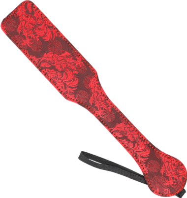 Κουπιά από δερματίνη σε κόκκινο χρώμα, μήκους 40 εκ.