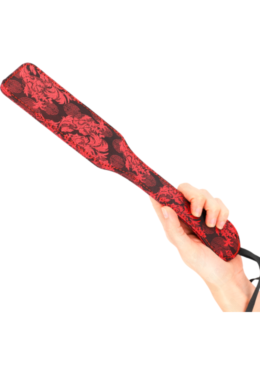 Κουπιά από δερματίνη σε κόκκινο χρώμα, μήκους 40 εκ.