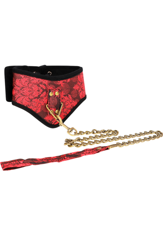 Κολάρο από δερματίνη σε κόκκινο χρώμα