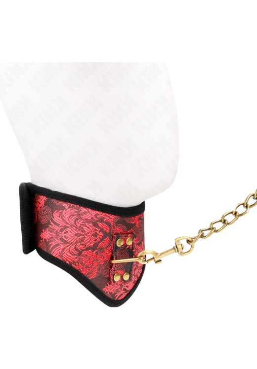 Κολάρο από δερματίνη σε κόκκινο χρώμα