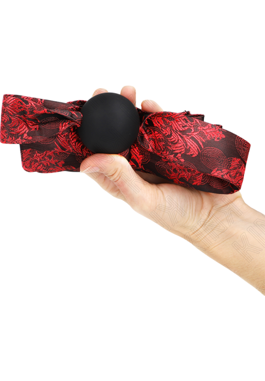 Φίμωτρο από ύφασμα σε μαύρο χρώμα, μήκους 146 εκ.