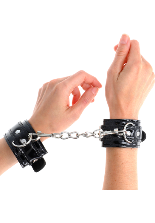 Bondage δεσμά από neoprene σε μαύρο χρώμα