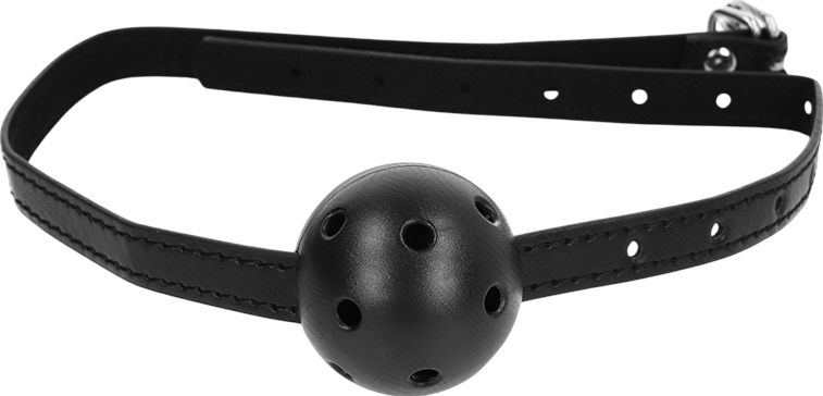 Φίμωτρο από δερματίνη σε μαύρο χρώμα, μήκους 60 εκ.