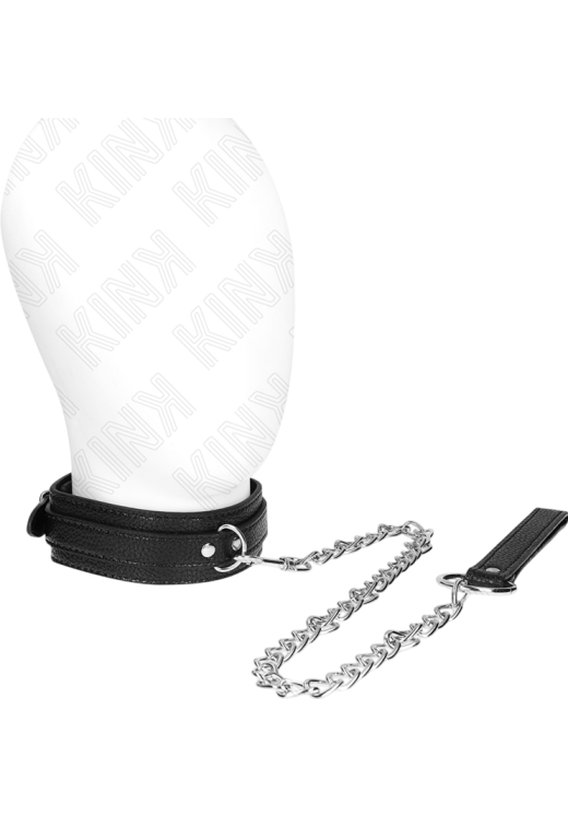 Κολάρο από δερματίνη σε μαύρο χρώμα